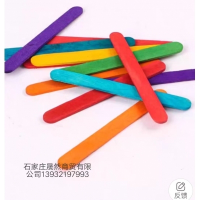 雪糕棍彩色，木色（50支/包）